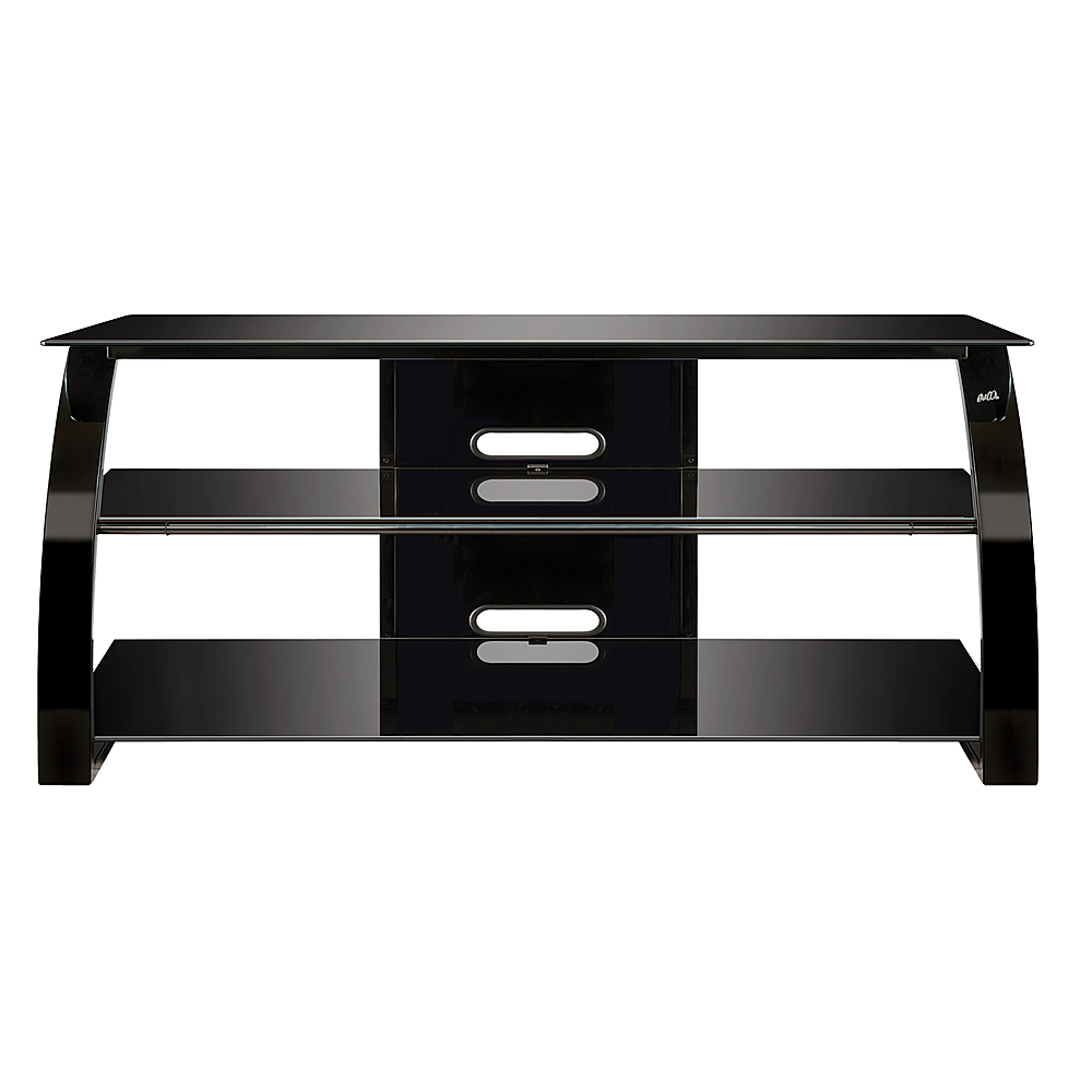 Angle View: Twin Star Home - 48" TV Stand for TVs up to 46", Black - Black