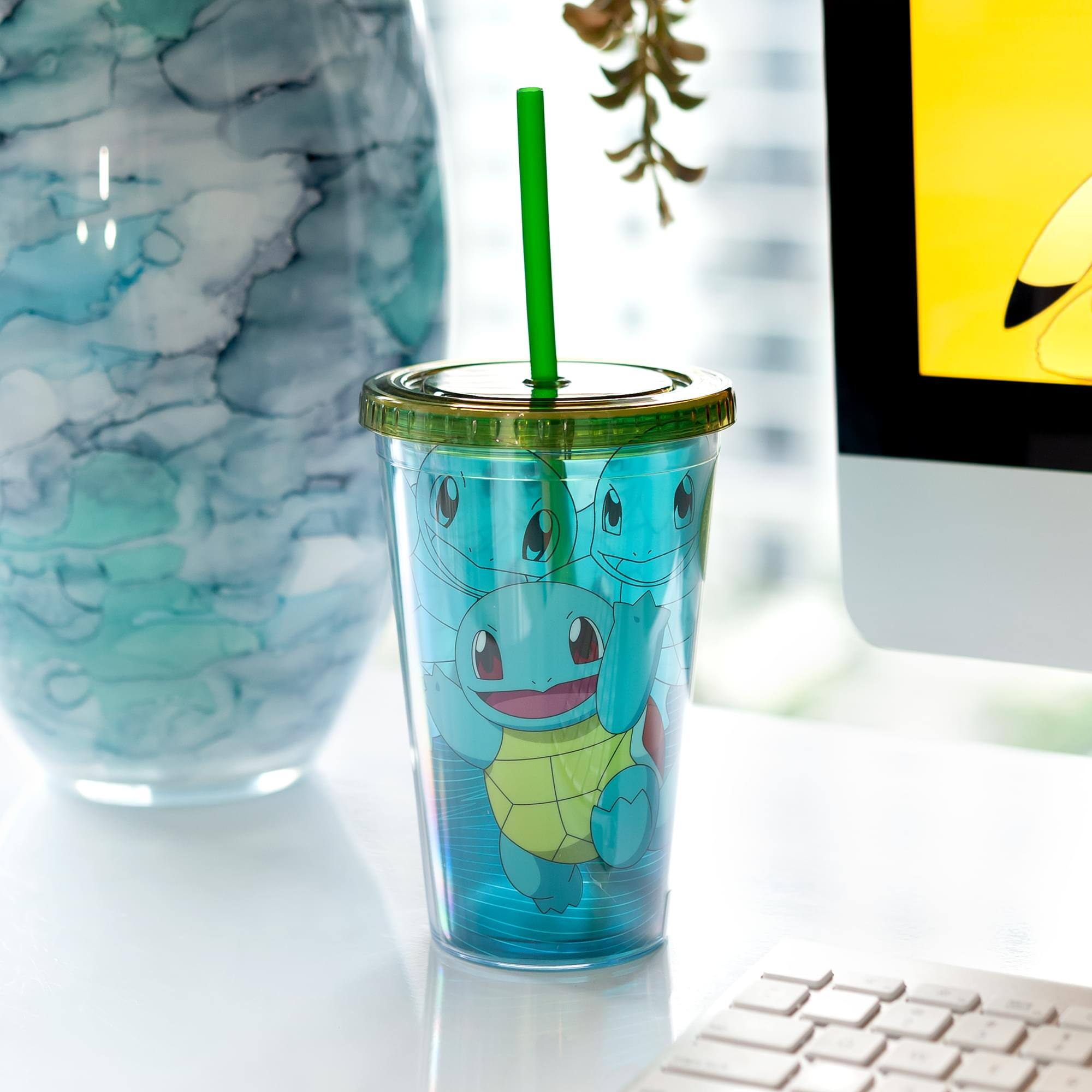 Alt View 3. Pokémon - Pokemon Squirtle 18oz Carnival Cup - Blue.