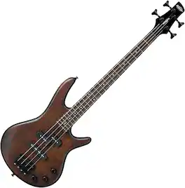 Ibanez - GSRM20BWNF Mikro Short-Scale 4-String Bass Guitar - Walnut Flat