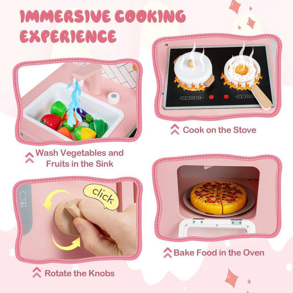 IMMERSIVE COOKING EXPERIENCE

- Cook on the Stove
- Wash Vegetables and Fruits in the Sink
- Rotate the Knobs
- Bake Food in the Oven