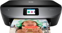 Front Zoom. HP - ENVY Photo 7155 Wireless All-In-One Instant Ink Ready Inkjet Printer with 5 Months Instant Ink Included - Black.
