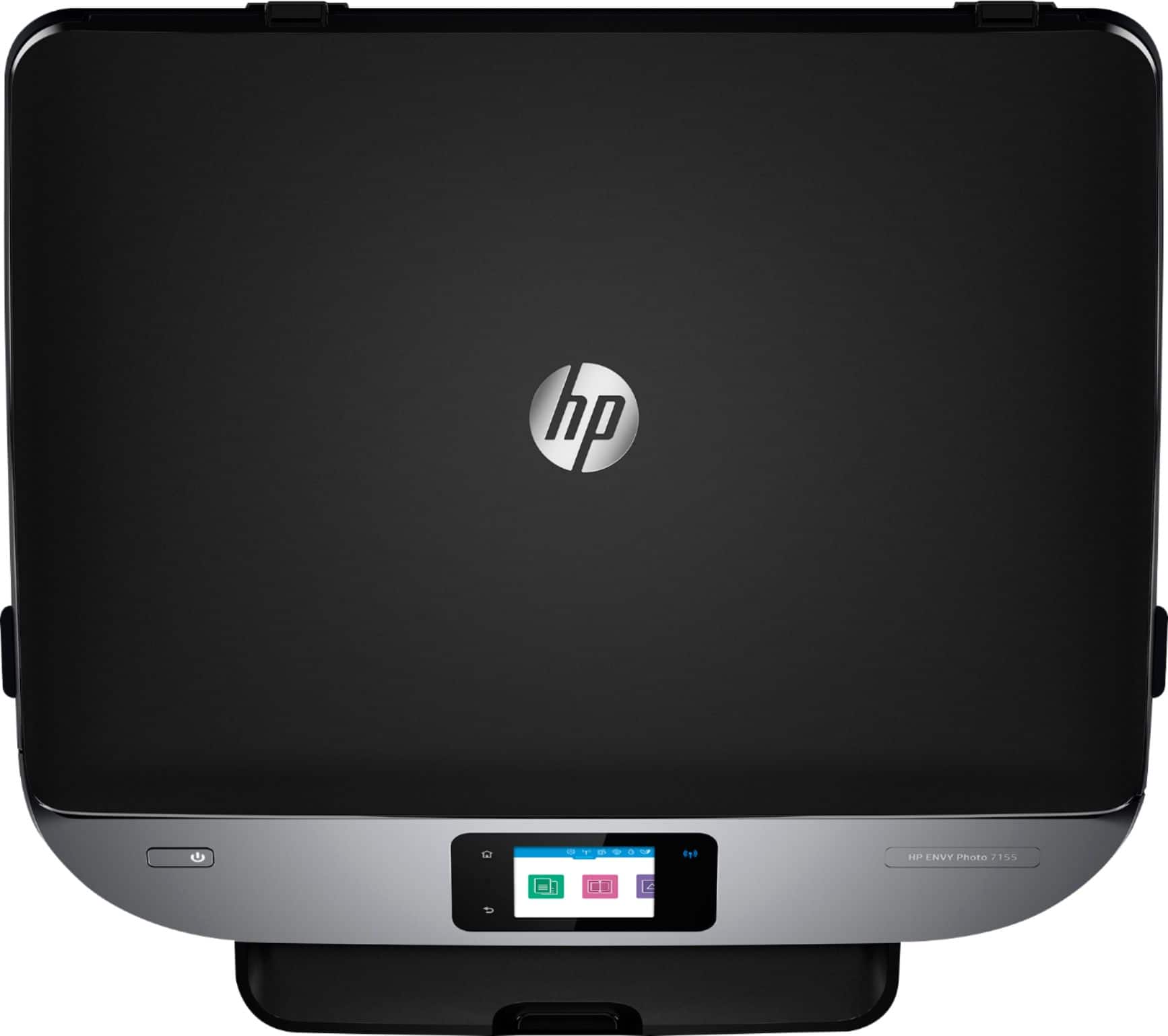 Alt View 12. HP - ENVY Photo 7155 Wireless All-In-One Instant Ink Ready Inkjet Printer with 5 Months Instant Ink Included - Black.