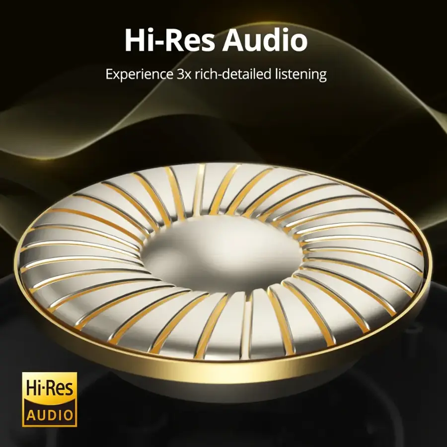 Hi-Res Audio Experience: 3x Rich-Detailed Listening