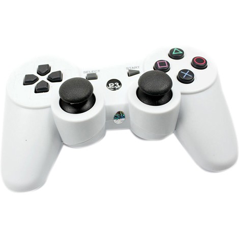 Buy: AGPtek Bluetooth Wireless Dual Shock Game For Sony 3 PS3 White