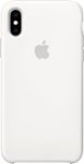 Front. Apple - iPhone® XS Silicone Case - White.