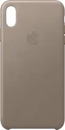 Apple - iPhone® XS Max Leather Case - Taupe
