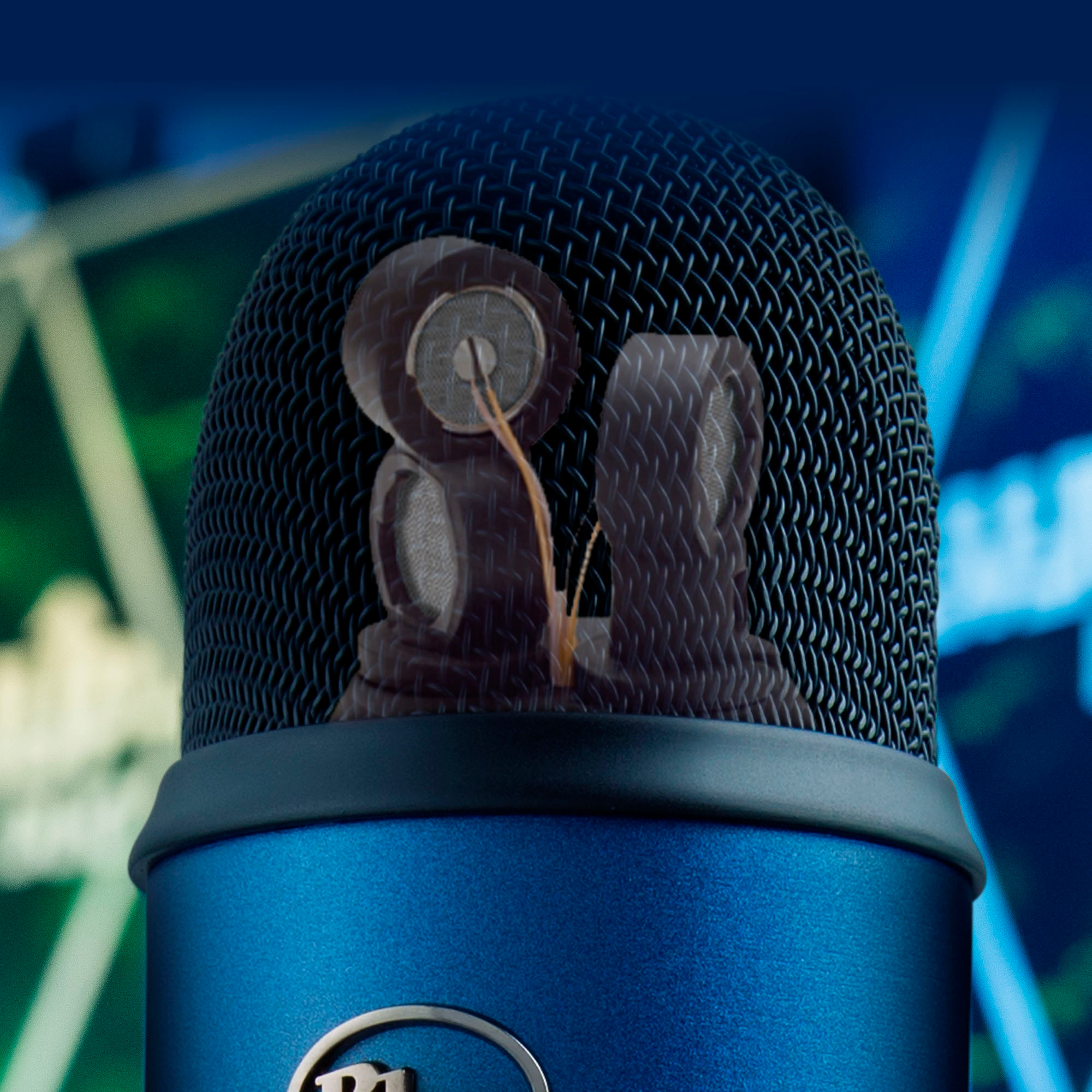 Blue Microphones Yeti USB Multi-Pattern Electret Condenser Microphone - Black