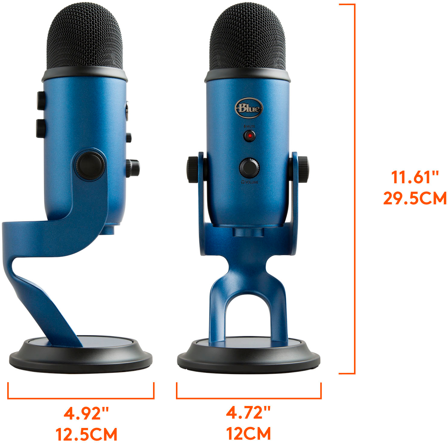 Best Buy: Blue Microphones Yeti 10th Anniversary Edition USB Multi-Pattern  Electret Condenser Instrument and Vocal Microphone 988-000402