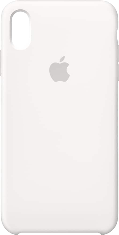apple - iphone xs max silicone case - white apple - iphone xs max silicone case - white