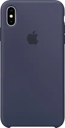 Apple - iPhone® XS Max Silicone Case - Midnight Blue