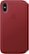 Front Zoom. Apple - iPhone® XS Leather Folio - (PRODUCT)RED.