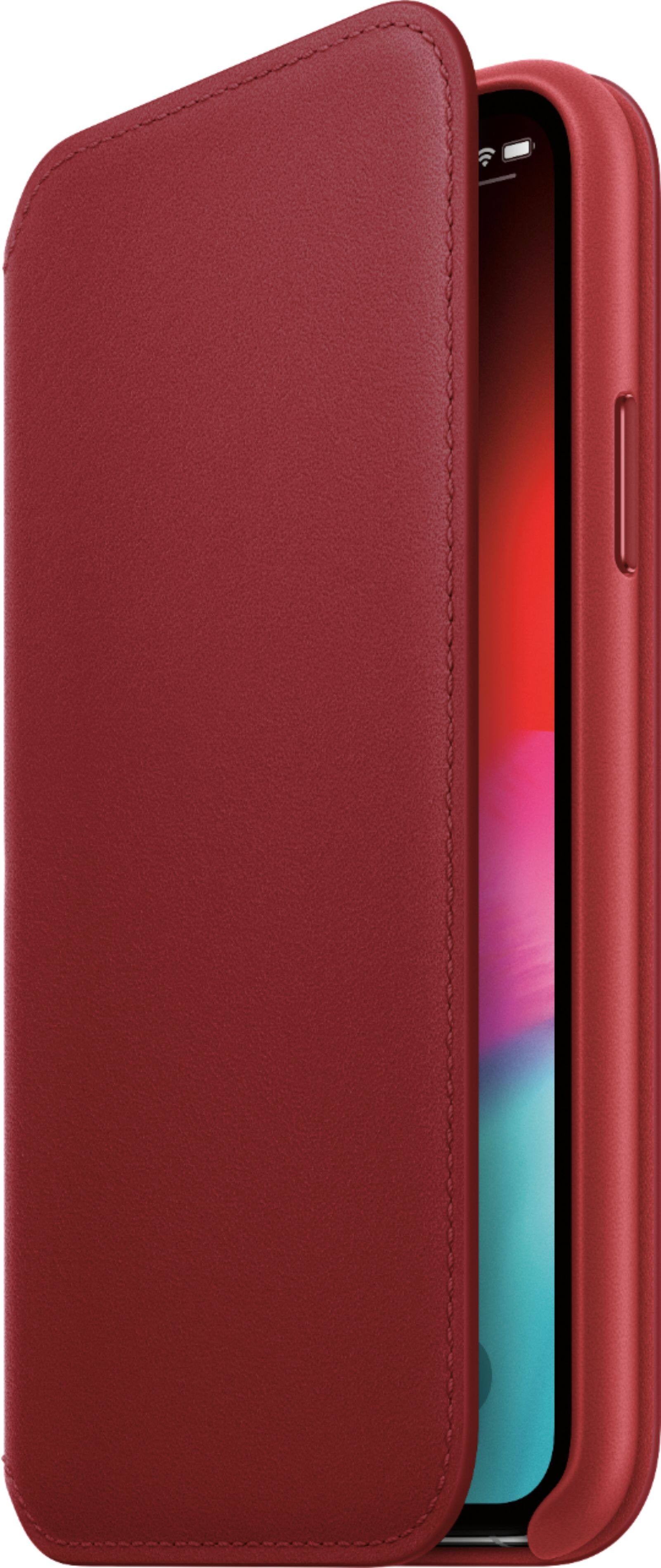 Alt View 11. Apple - iPhone® XS Leather Folio - (PRODUCT)RED.