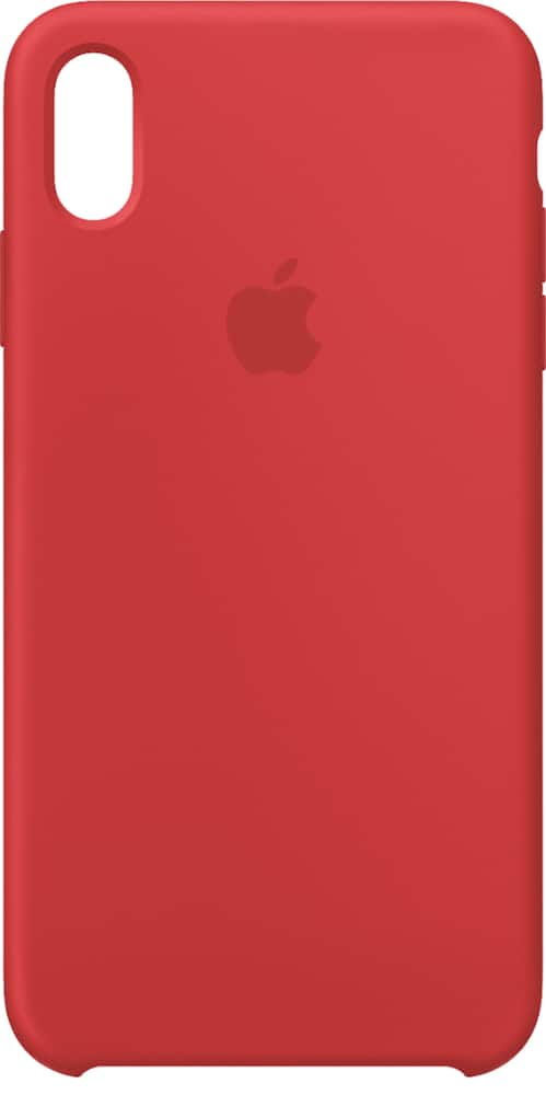 apple - iphone xs max silicone case - (product)red