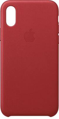 Apple - iPhone® XS Leather Case - (PRODUCT)RED