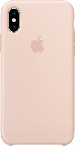 Apple - iPhone® XS Silicone Case - Pink Sand