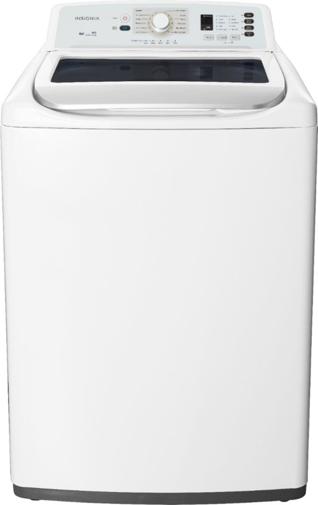 Insigniaâ„¢ - 4.1 Cu. Ft. 11-Cycle High-Efficiency Top-Loading Washer - White - Front_Zoom