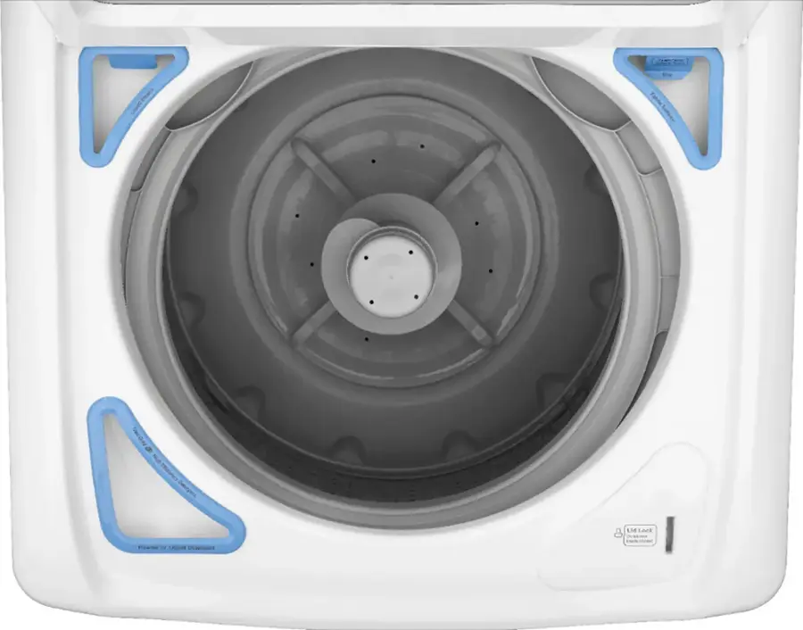 Alt View 2. Insignia™ - 4.1 Cu. Ft. High Efficiency Top Load Washer - White.