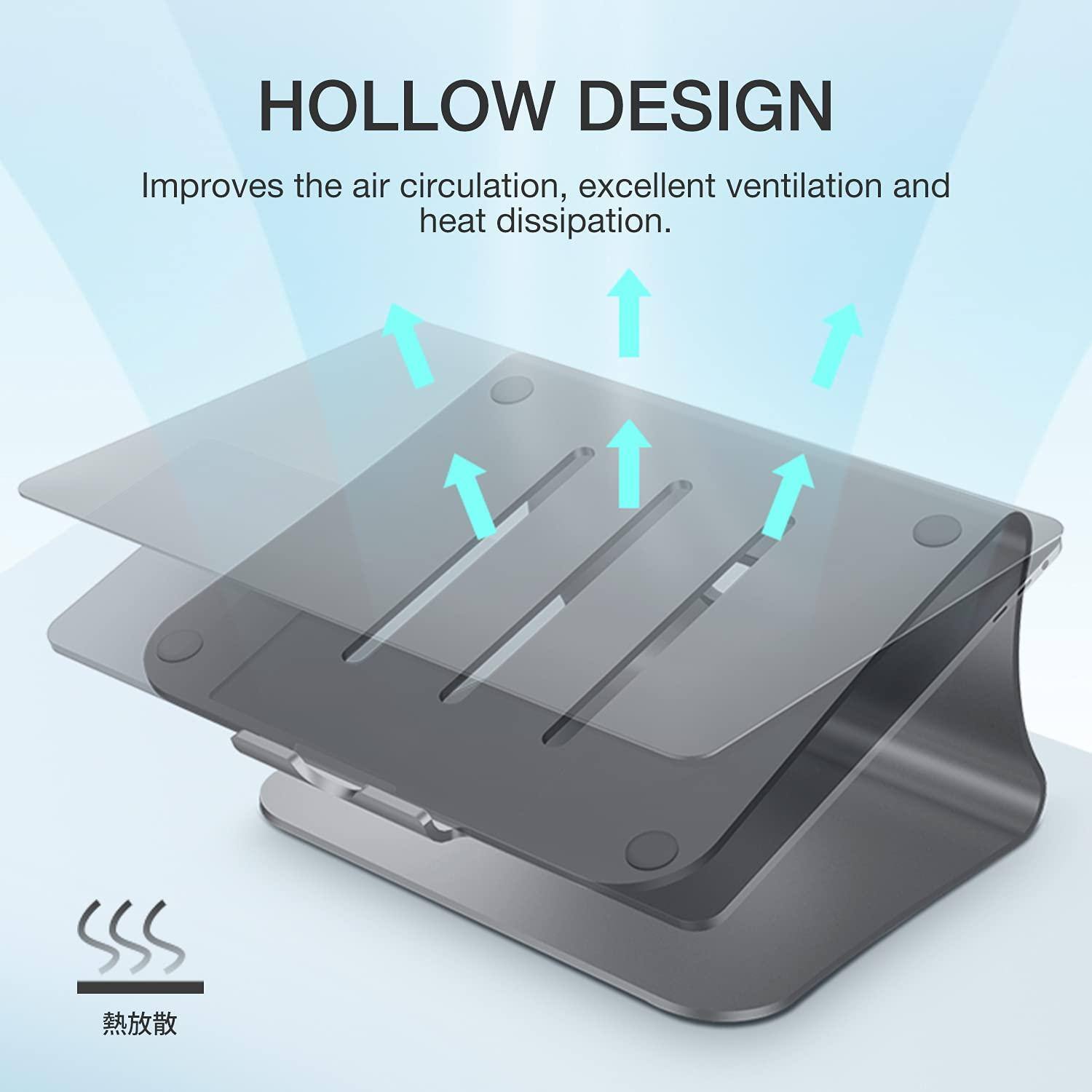HOLLOW DESIGN  
Improves the air circulation, excellent ventilation and heat dissipation.