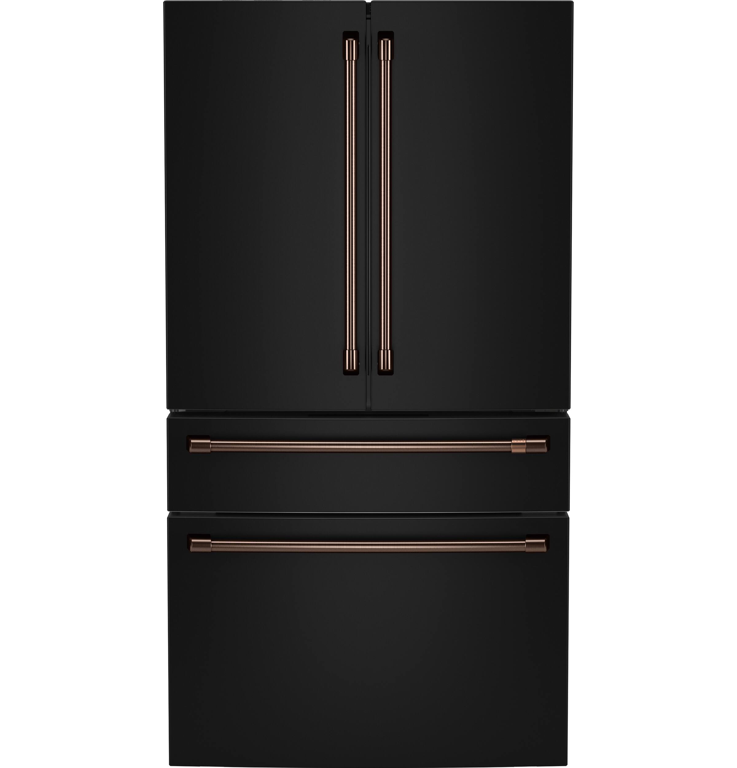 Alt View 35. Café - 23.2 Cu. Ft. 4-Door French Door Counter-Depth Smart Refrigerator with Dual Dispense AutoFill Pitcher - Matte Black.
