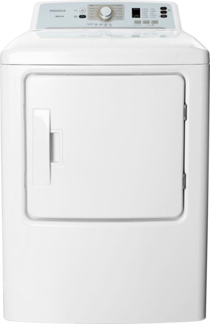 Insignia™ 6.7 Cu. Ft. 10-Cycle Electric Dryer White NS-FDRE67WH8A