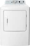Insignia™ - 6.7 Cu. Ft. Electric Dryer with Sensor Dry and My Cycle Memory - White