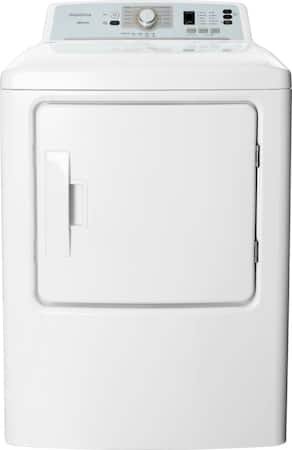 Insignia™ - 6.7 Cu. Ft. Electric Dryer with Sensor Dry and My Cycle Memory - White