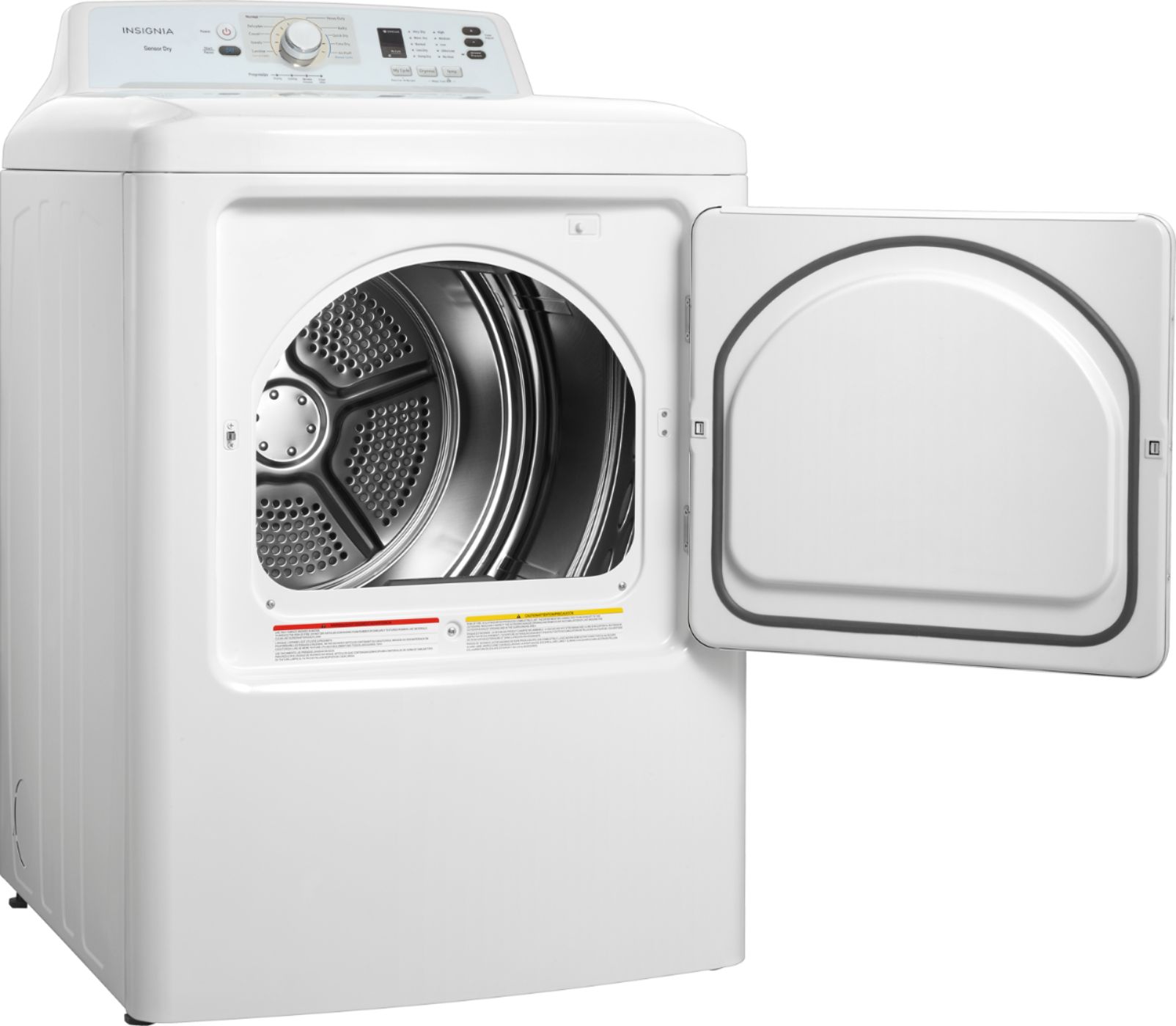 Insignia™ 6.7 Cu. Ft. Electric Dryer White NSFDRE67WH8A Best Buy