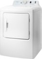 Left. Insignia™ - 6.7 Cu. Ft. Electric Dryer with Sensor Dry and My Cycle Memory - White.
