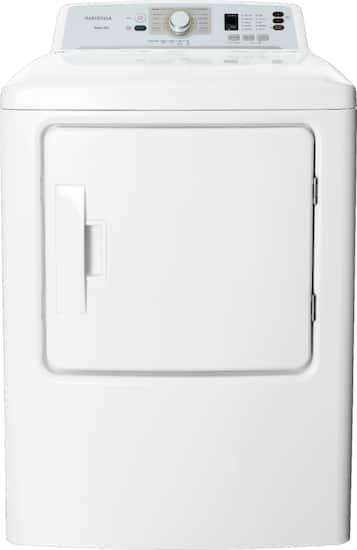 Insignia™ - 6.7 Cu. Ft. Gas Dryer with Sensor Dry and My Cycle Memory - White
