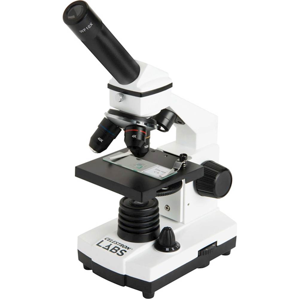 Angle View: Celestron - Labs CM800 Compound Microscope