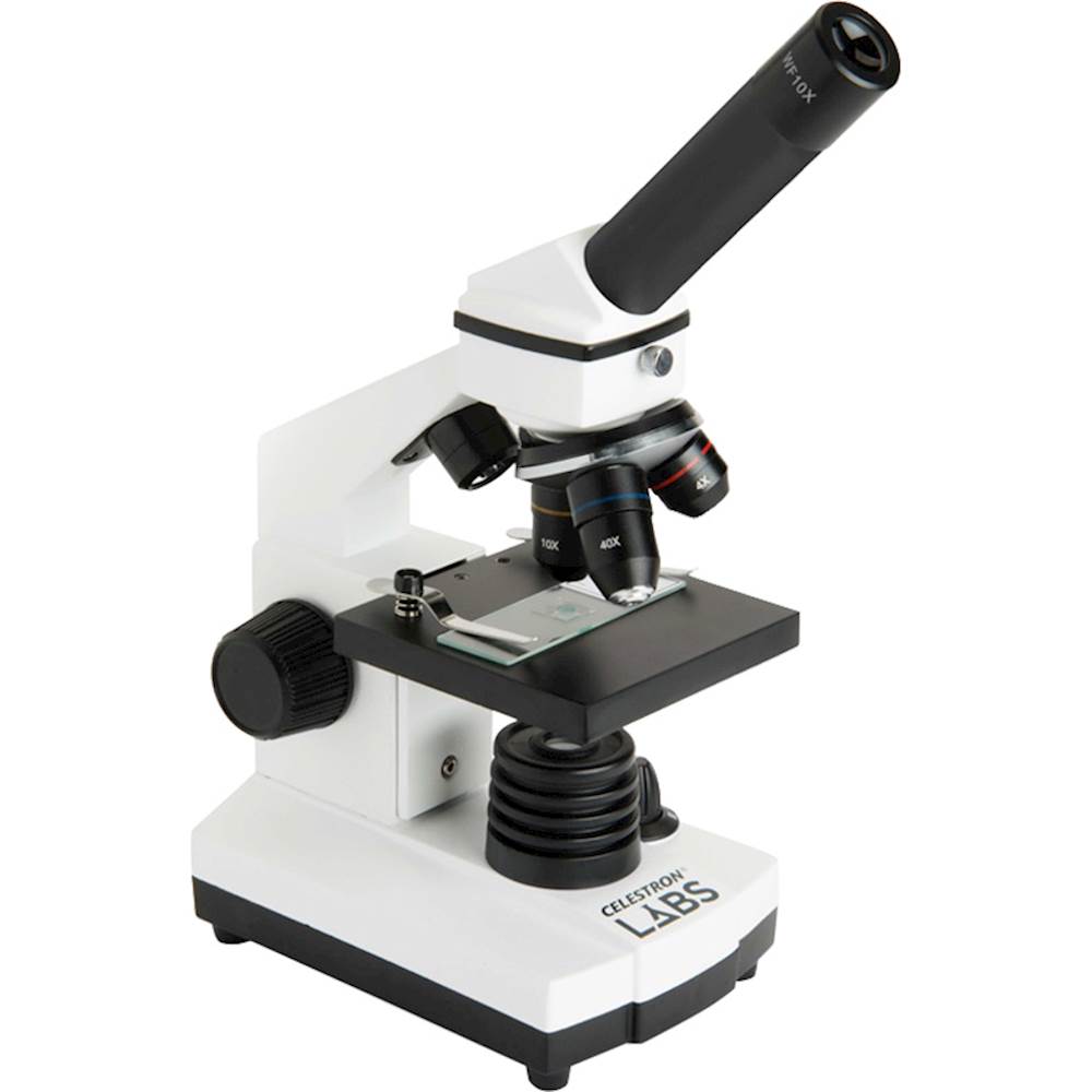 Left View: Celestron - Labs CM800 Compound Microscope