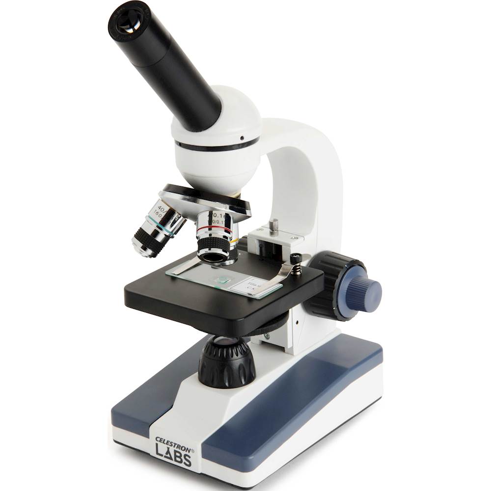 Left View: Celestron - CM1000C - Compound Microscope