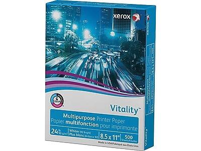 xerox
xerox
185xml
Vitality Papier Multipurpose Printer Paper multifonction pour 24 Whiter imprimante SO BQ Plus blanc 8.5 X 11" 500 Mode USA/S Etats-Unis