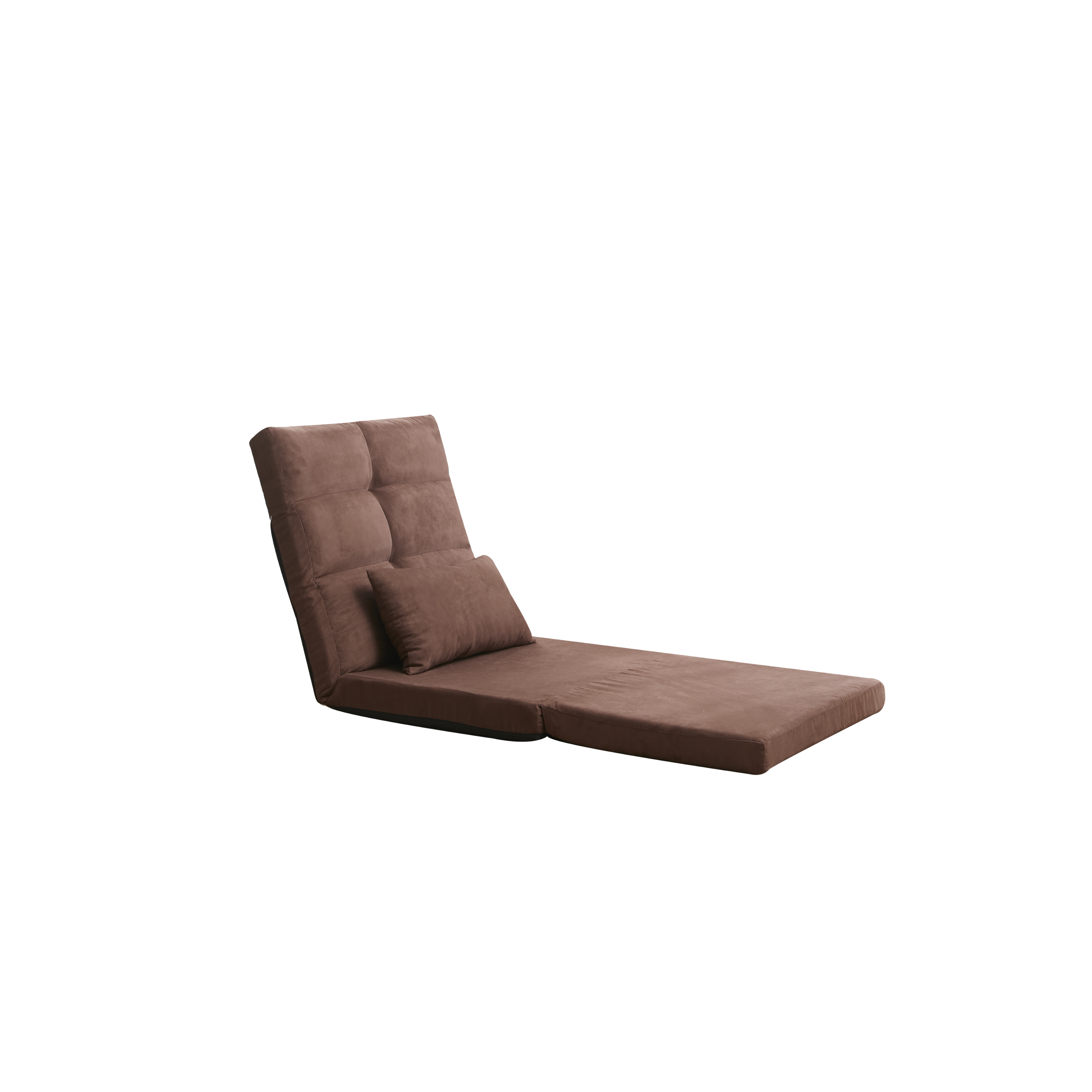 Alt View 8. GOODSILO - Convertible Triple Fold Down Sofa Bed with Adjustable Reclining Positions for Modern Leisure and Guest Accommodations - Brown.