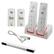 Front Standard. eForCity - Remote Sensor Bar and Dual Remote Charger Bundle for Wii.