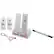 Alt View Standard 20. eForCity - Remote Sensor Bar and Dual Remote Charger Bundle for Wii.