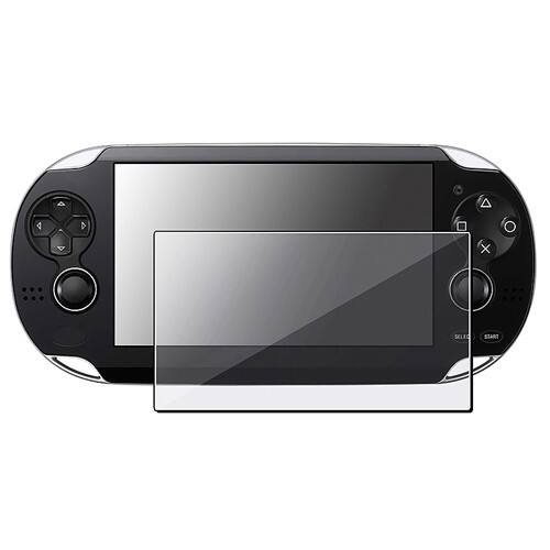 Front Standard. eForCity - Reusable Anti-glare Screen Protector cover Bundle for Sony Playstation PS vita.
