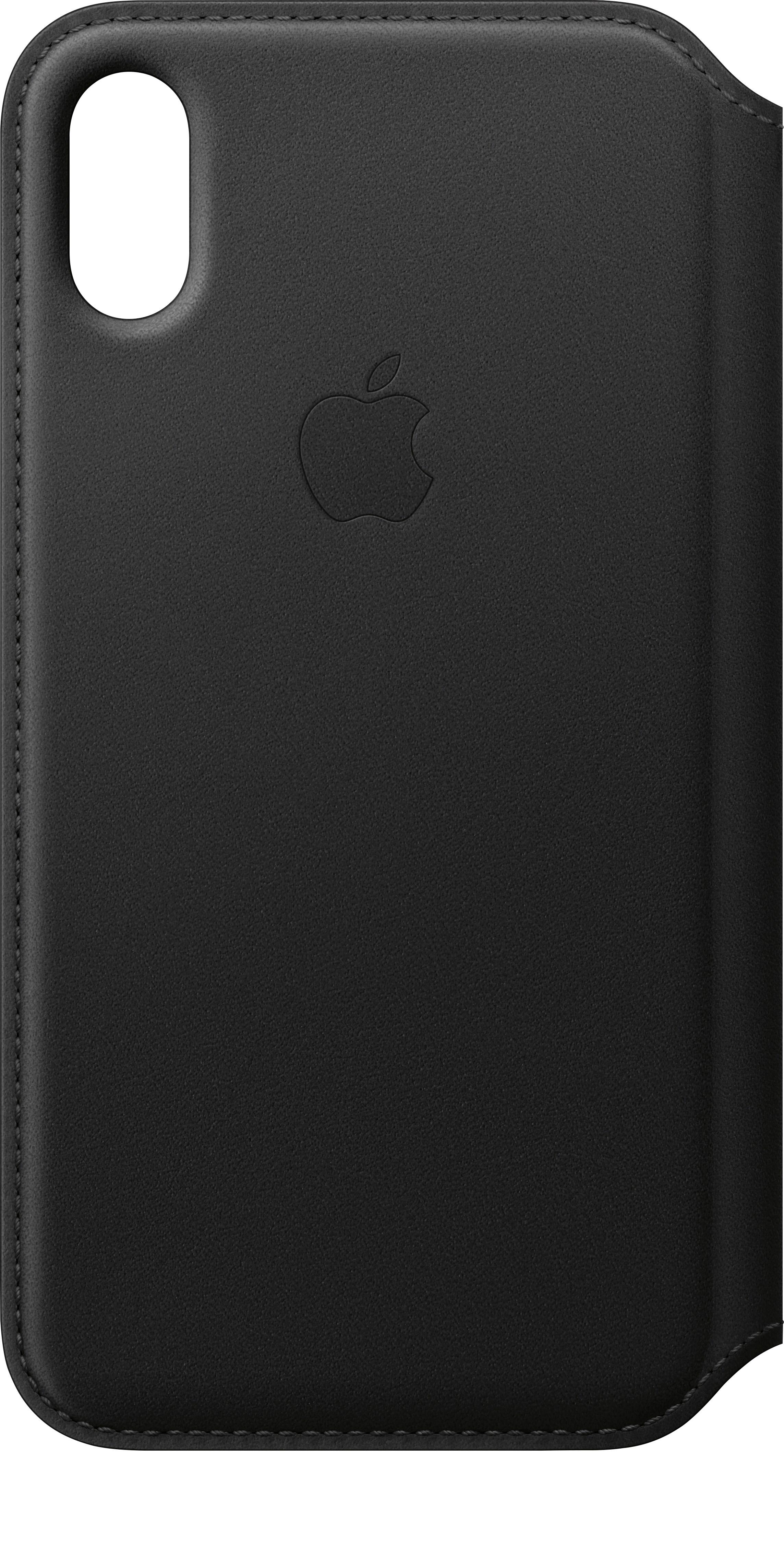UPC 190198522535 product image for Apple - iPhone® X Leather Folio - Black | upcitemdb.com
