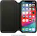Alt View 2. Apple - iPhone® X Leather Folio - Black.