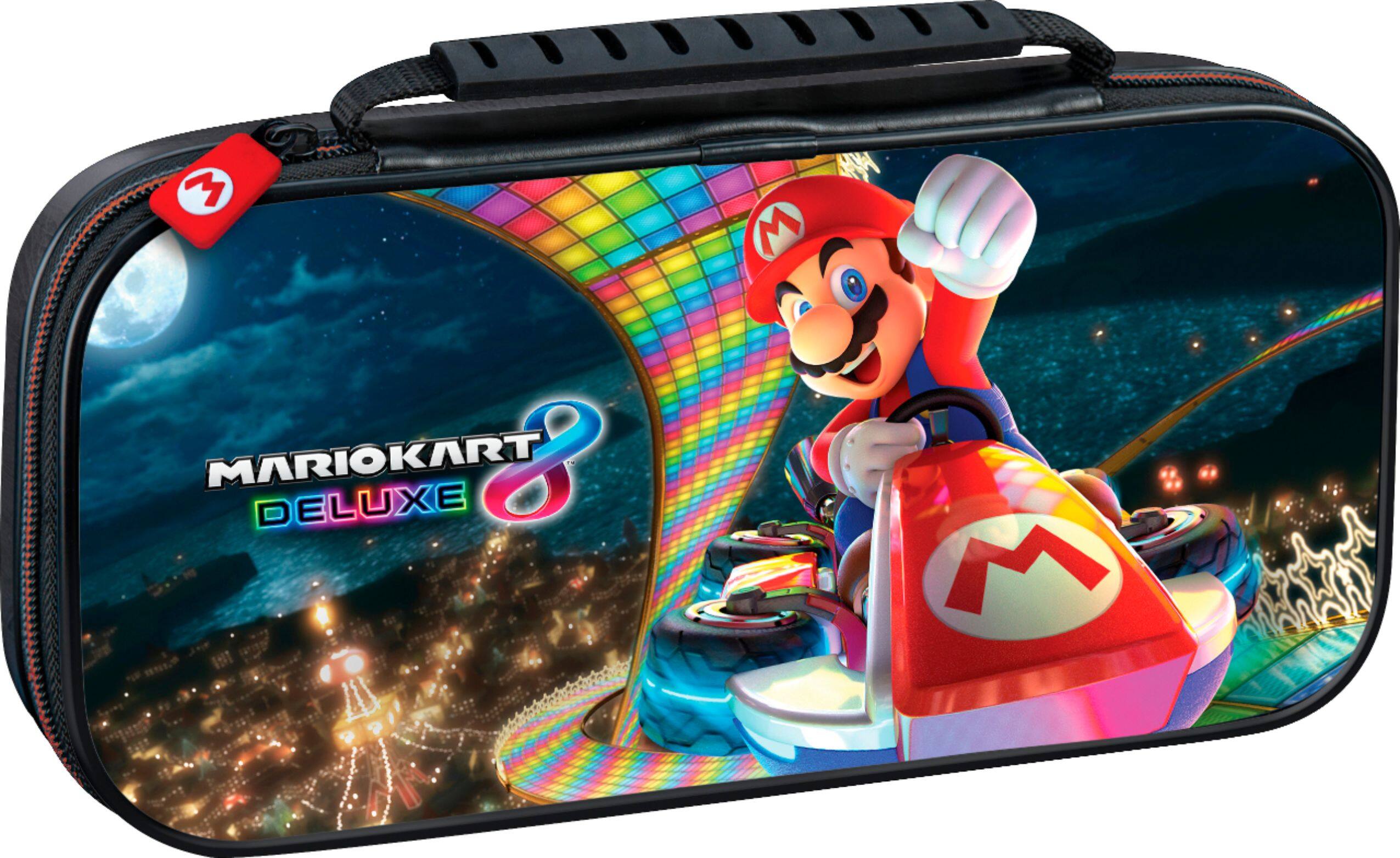 Alt View 11. RDS Industries - Game Traveler Deluxe Travel Case for Nintendo Switch - Mario Kart Deluxe.