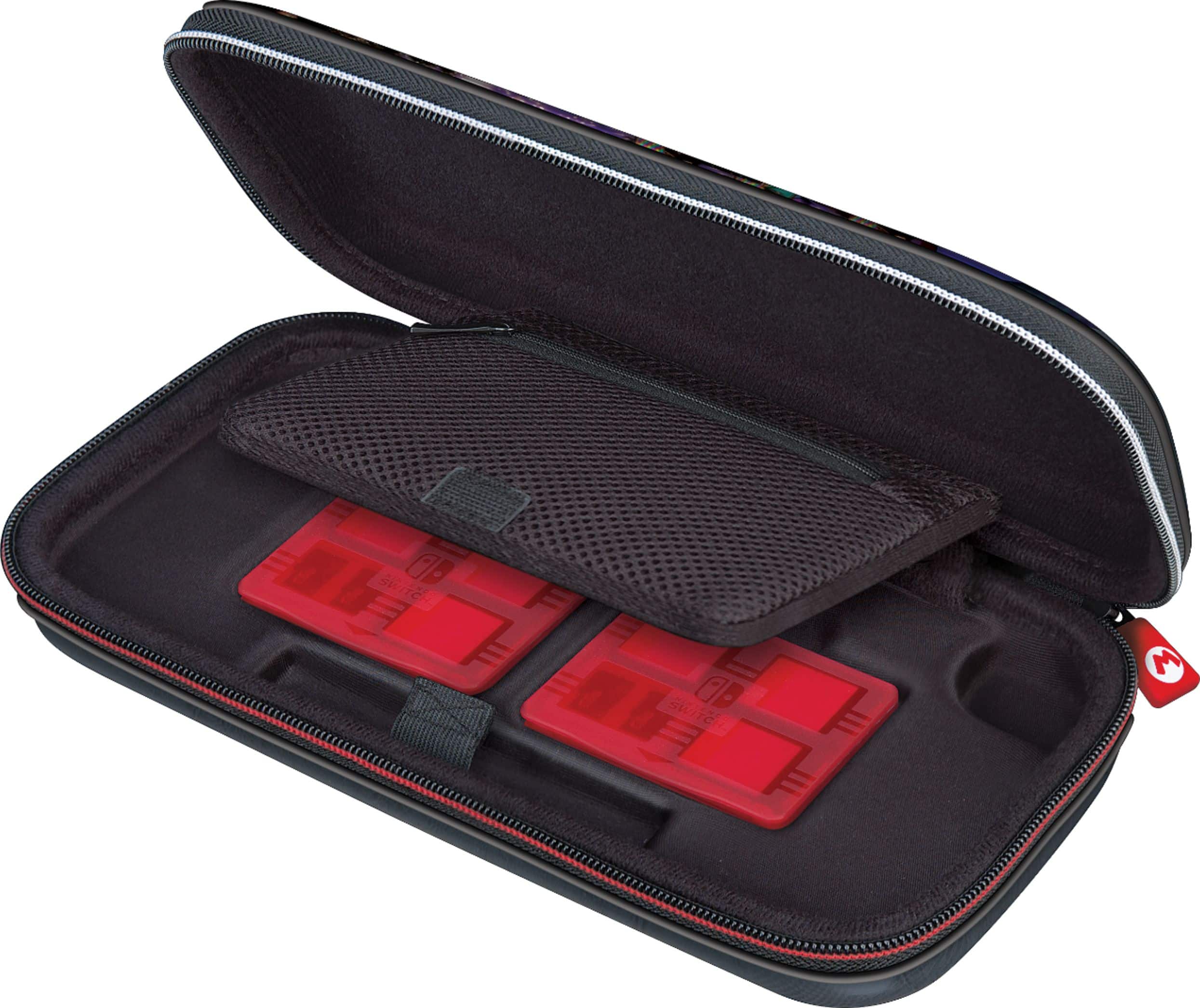 Alt View 13. RDS Industries - Game Traveler Deluxe Travel Case for Nintendo Switch - Mario Kart Deluxe.