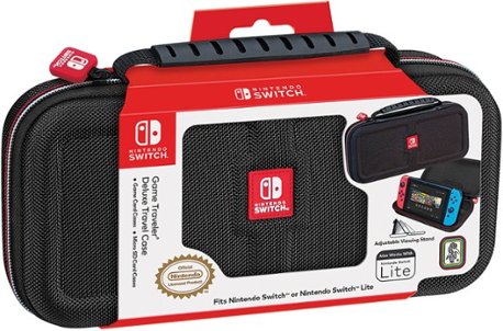 RDS Industries - Game Traveler Deluxe Travel Case for Nintendo Switch - Black