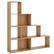 Alt View 9. Costway - Costway 6 Cubes Ladder Shelf Freestanding Corner Bookshelf Storage Bookcase Display Rack - Natural.