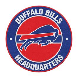 Imperial - Buffalo Bills Round Headquarters Rug - Blue
