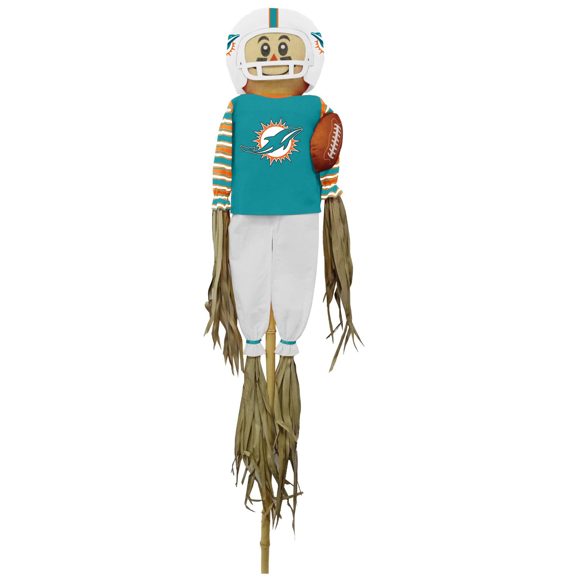 Front. Sporticulture - Miami Dolphins 5' Team Pride Scarecrow - Multicolor.