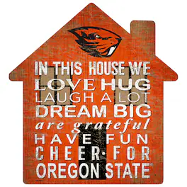 Fan Creations - Oregon State Beavers 12'' Team House Sign - Multicolor