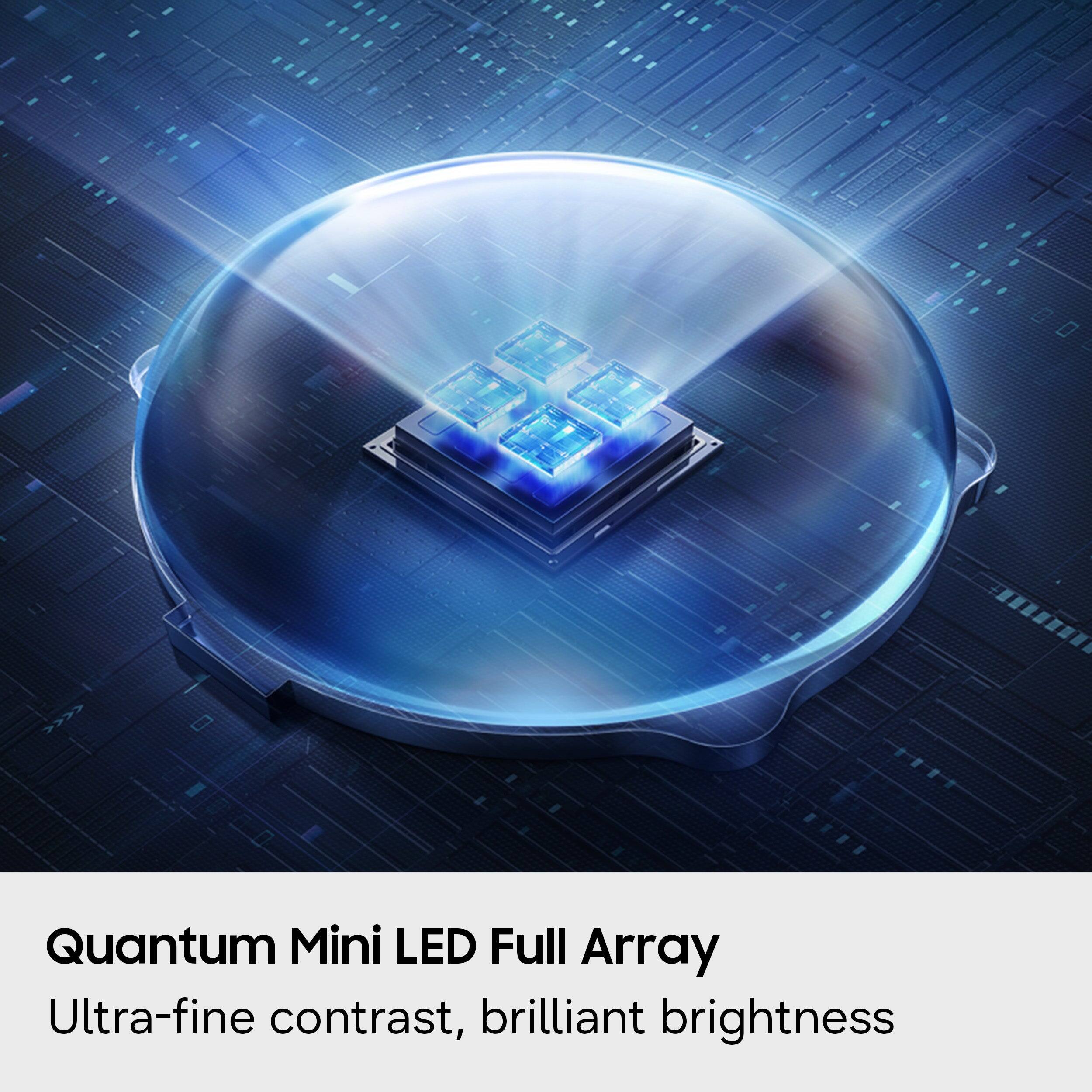 Quantum Mini LED Full Array  
Ultra-fine contrast, brilliant brightness