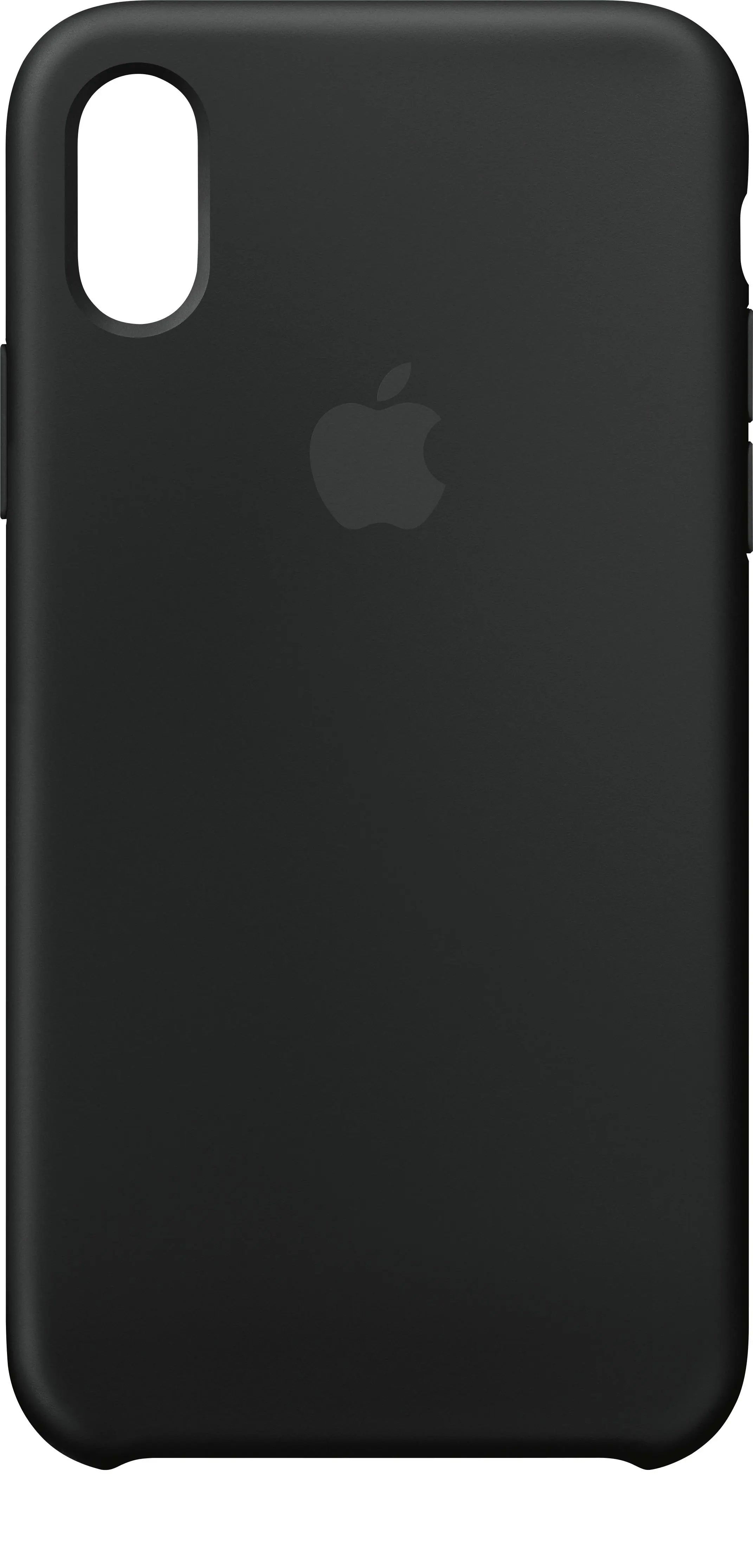 Apple - iPhone® X Silicone Case - Black