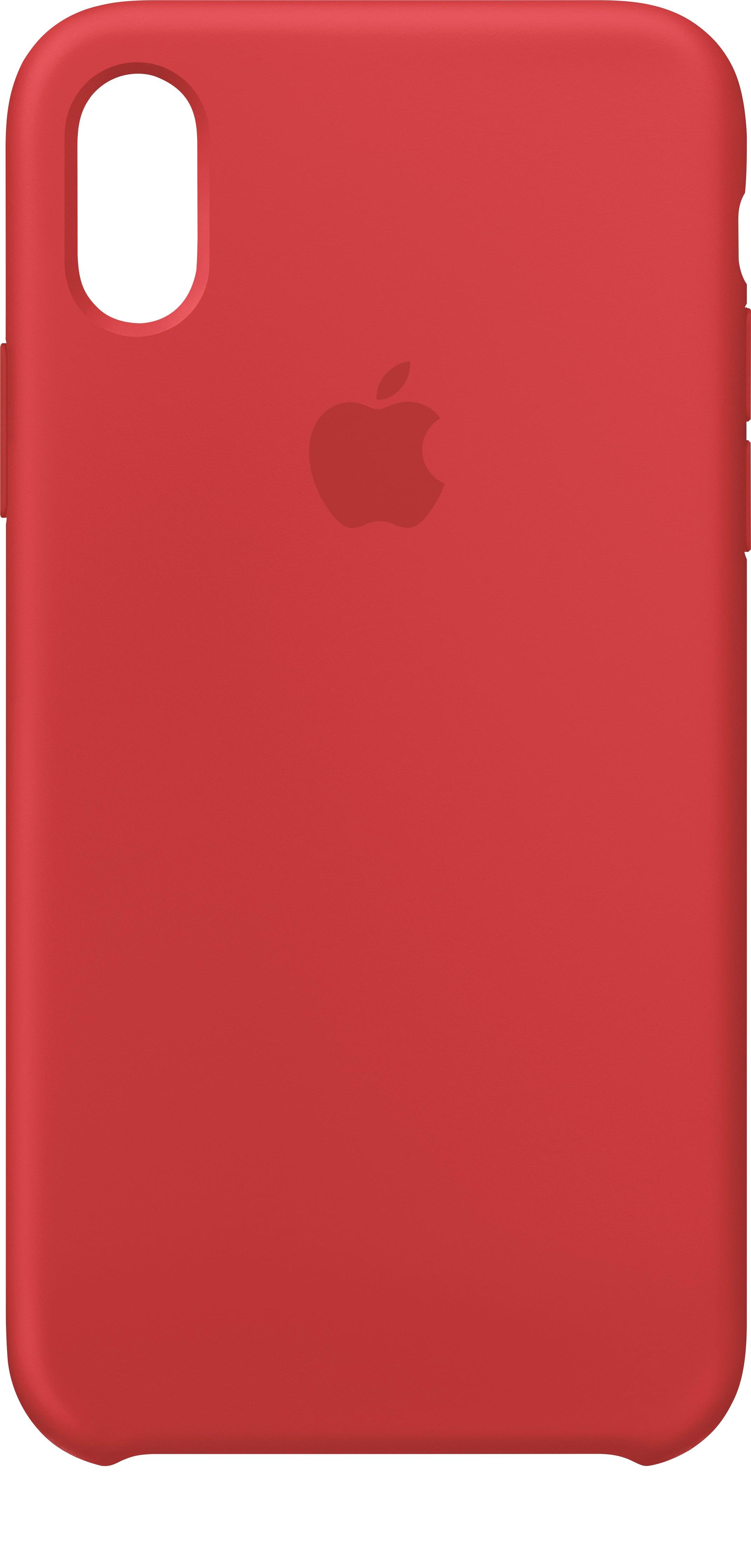 Antagelse Allergi lørdag Best Buy: Apple iPhone® X Silicone Case (PRODUCT)RED MQT52ZM/A