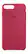 Front. Apple - iPhone® 8 Plus/7 Plus Silicone Case - Rose Red.